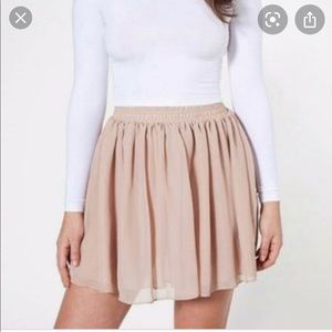 American Apparel Chiffon Skirt